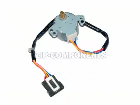 Поворотный шаговый мотор (двигатель жалюзи) кондиционера 12V MP28GA LL-07411 Вал (Н-9 мм, D-5 мм)